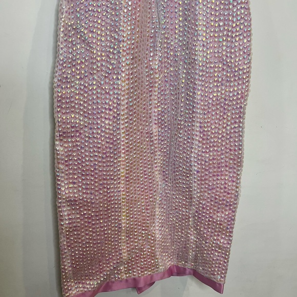 Markarian Ginevra Sequin pink midi Dress size 0 NEW! New with tags! - Picture 10 of 15
